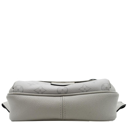 LOUIS VUITTON Outdoor Messenger Monogram Taiga Leather Belt Bag Antartica