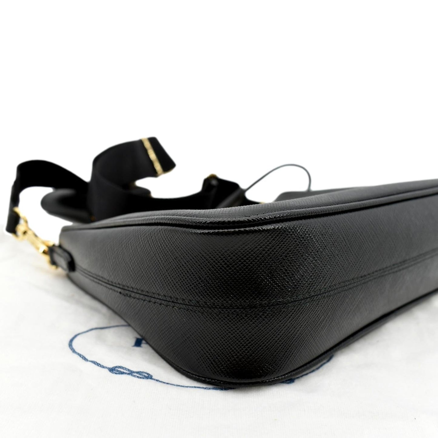 PRADA Re-Edition 2005 Saffiano Leather Shoulder Bag Black
