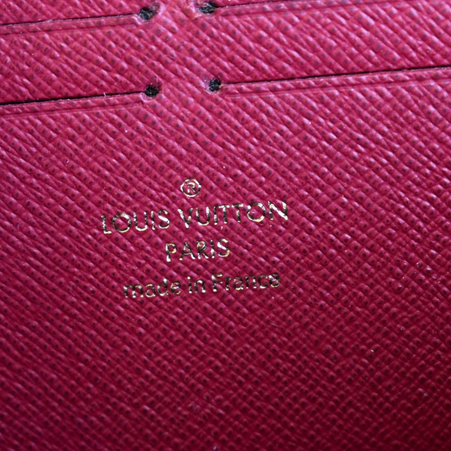 LOUIS VUITTON Clemence Monogram Canvas Zippy Wallet Brown