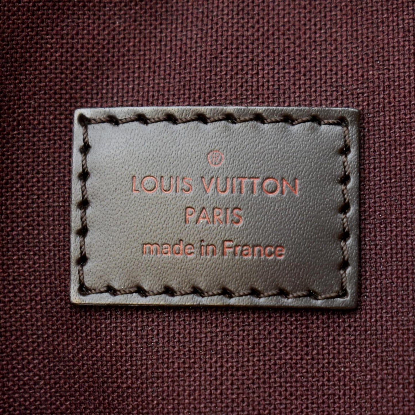 LOUIS VUITTON Hoxton GM Damier Ebene Crossbody Bag Brown