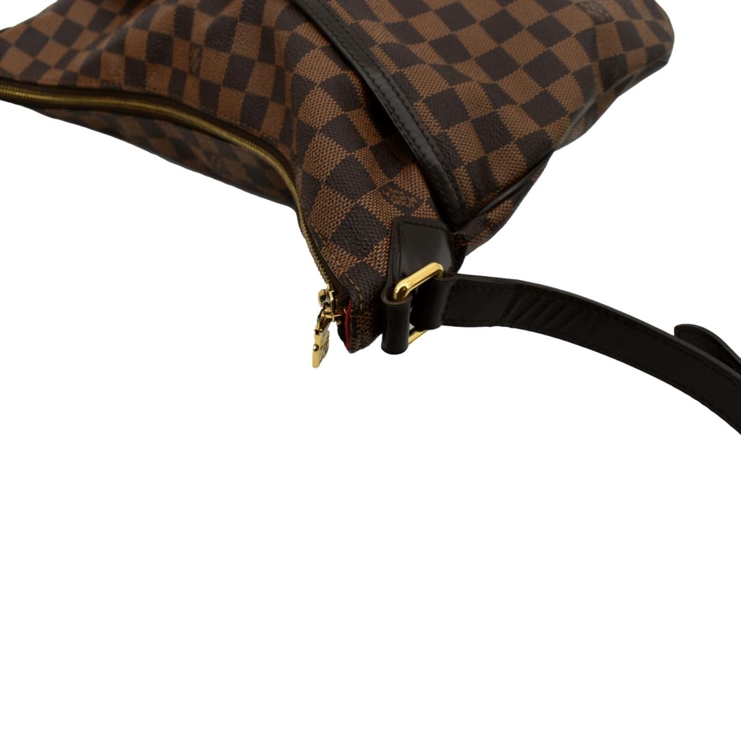 LOUIS VUITTON Bloomsbury GM Damier Ebene Shoulder Crossbody Bag Brown