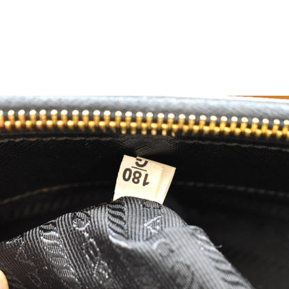 PRADA Galleria Large Saffiano Leather Tote Shoulder Bag Black