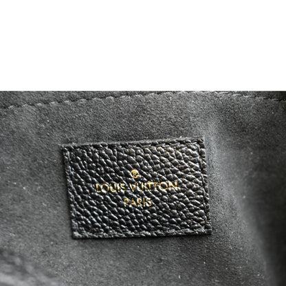 LOUIS VUITTON Giant Speedy 20 Bandouliere Empreinte  Shoulder Bag Black