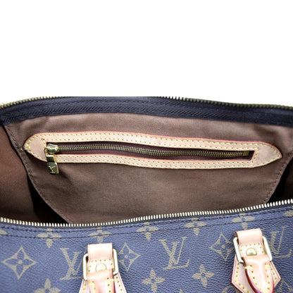 LOUIS VUITTON Speedy 40 Bandouliere Monogram Canvas Shoulder Bag Brown