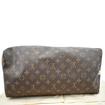 LOUIS VUITTON Speedy 40 Bandouliere Monogram Canvas Shoulder Bag Brown