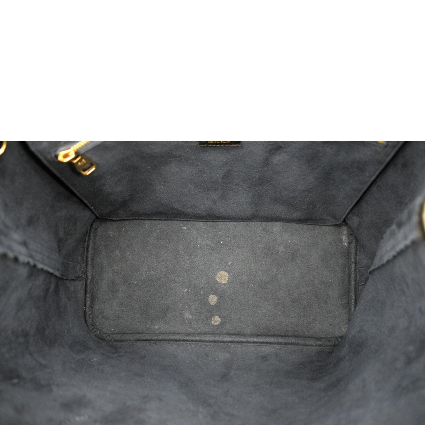 LOUIS VUITTON Neverfull MM Monogram Empreinte Tote Bag Black