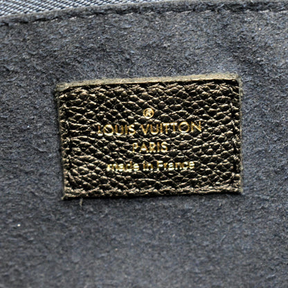 LOUIS VUITTON Neverfull MM Monogram Empreinte Tote Bag Black