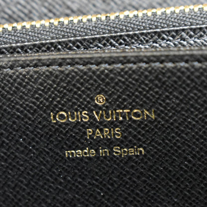 LOUIS VUITTON Giant Monogram Reverse Zippy Wallet Brown