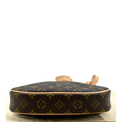 LOUIS VUITTON Odeon PM Monogram Canvas Crossbody Bag Brown