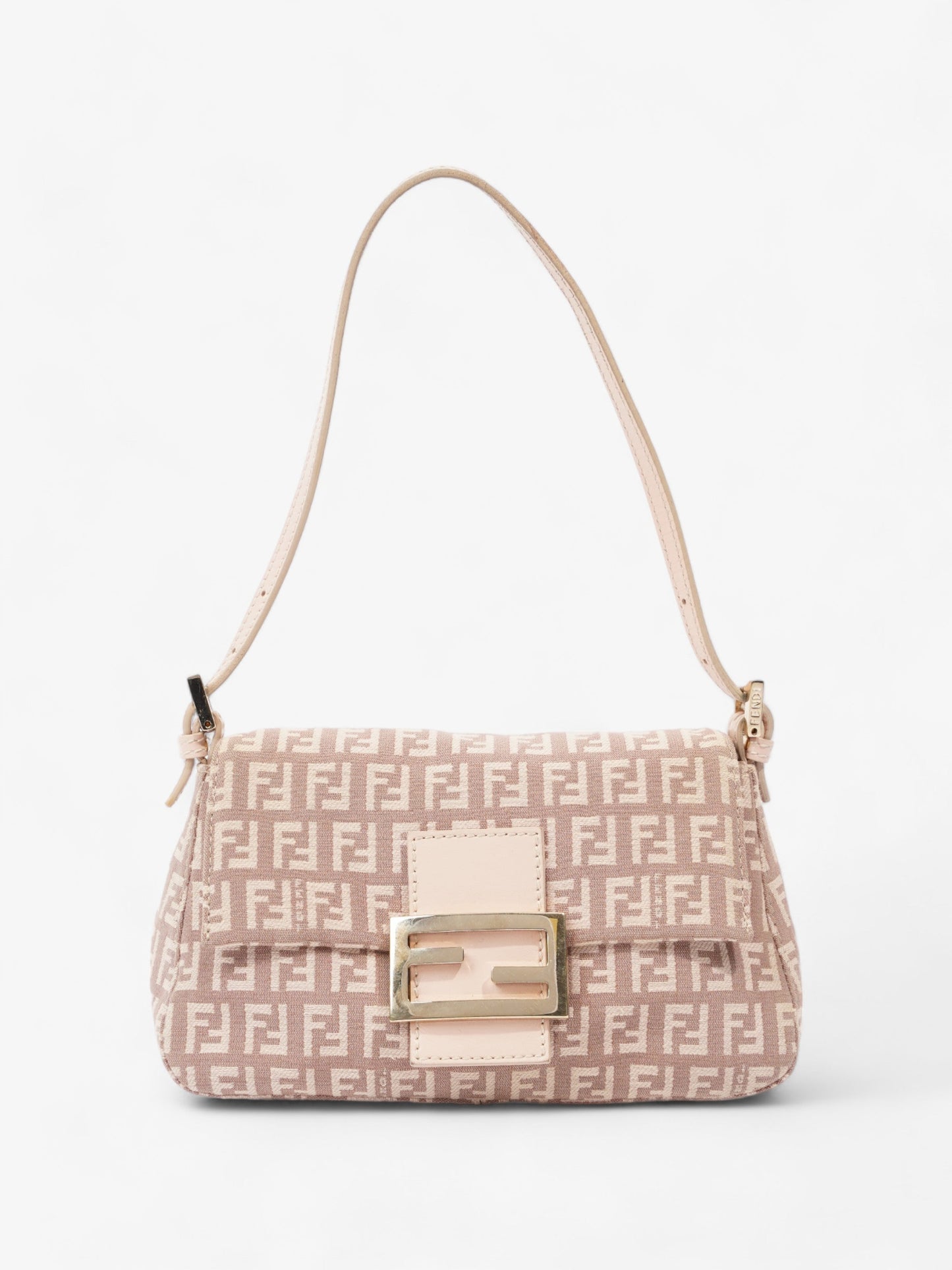 Fendi Mamma Baguette Pink Canvas