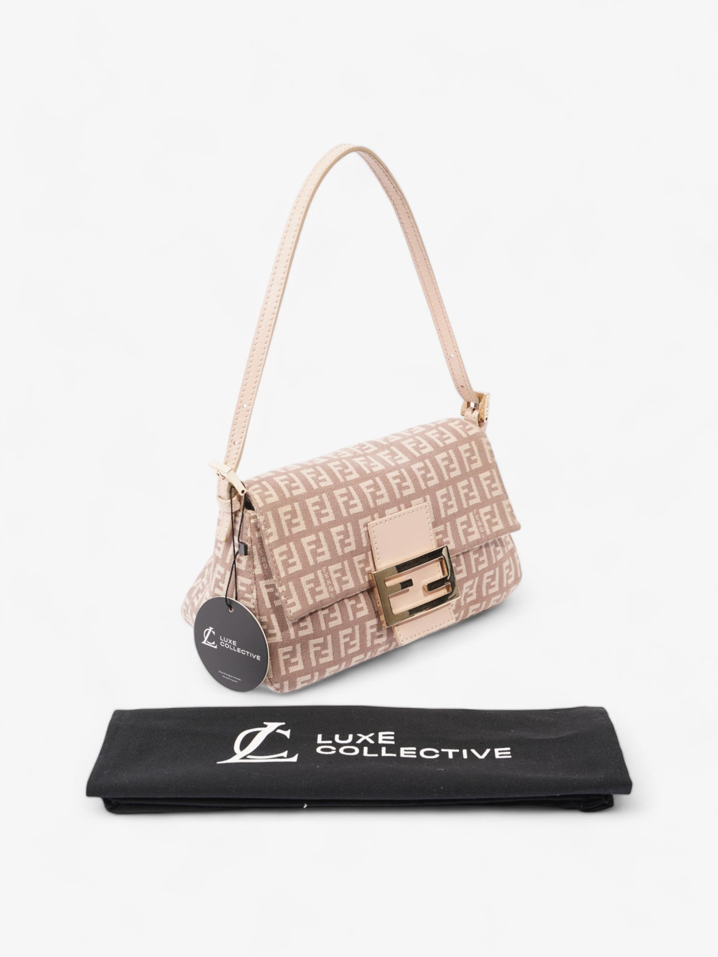 Fendi Mamma Baguette Pink Canvas
