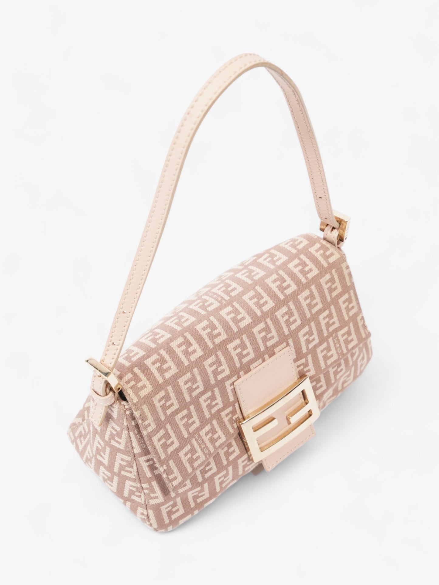 Fendi Mamma Baguette Pink Canvas