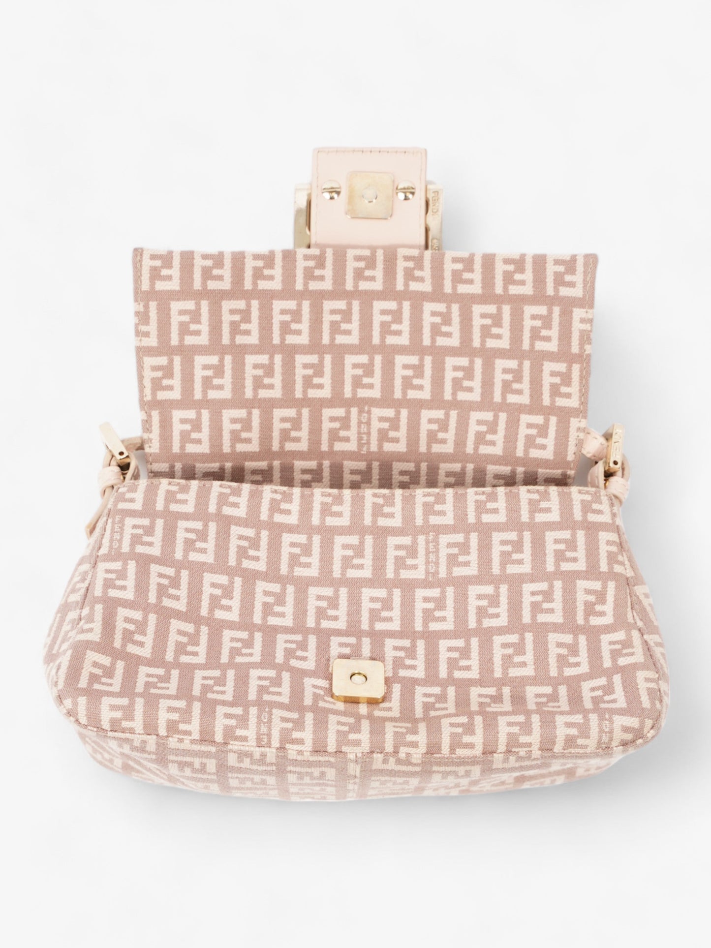 Fendi Mamma Baguette Pink Canvas