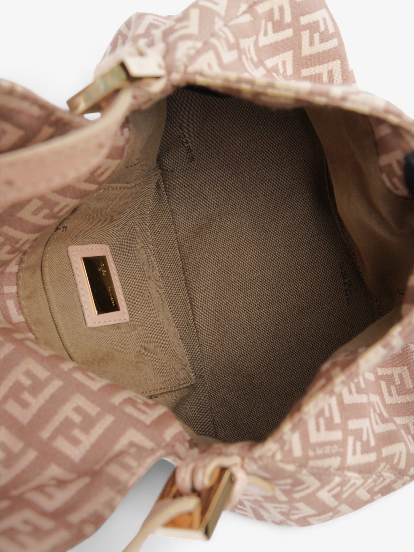 Fendi Mamma Baguette Pink Canvas