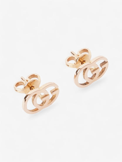 Gucci 18ct GG Earrings Rose Gold Gold Plated