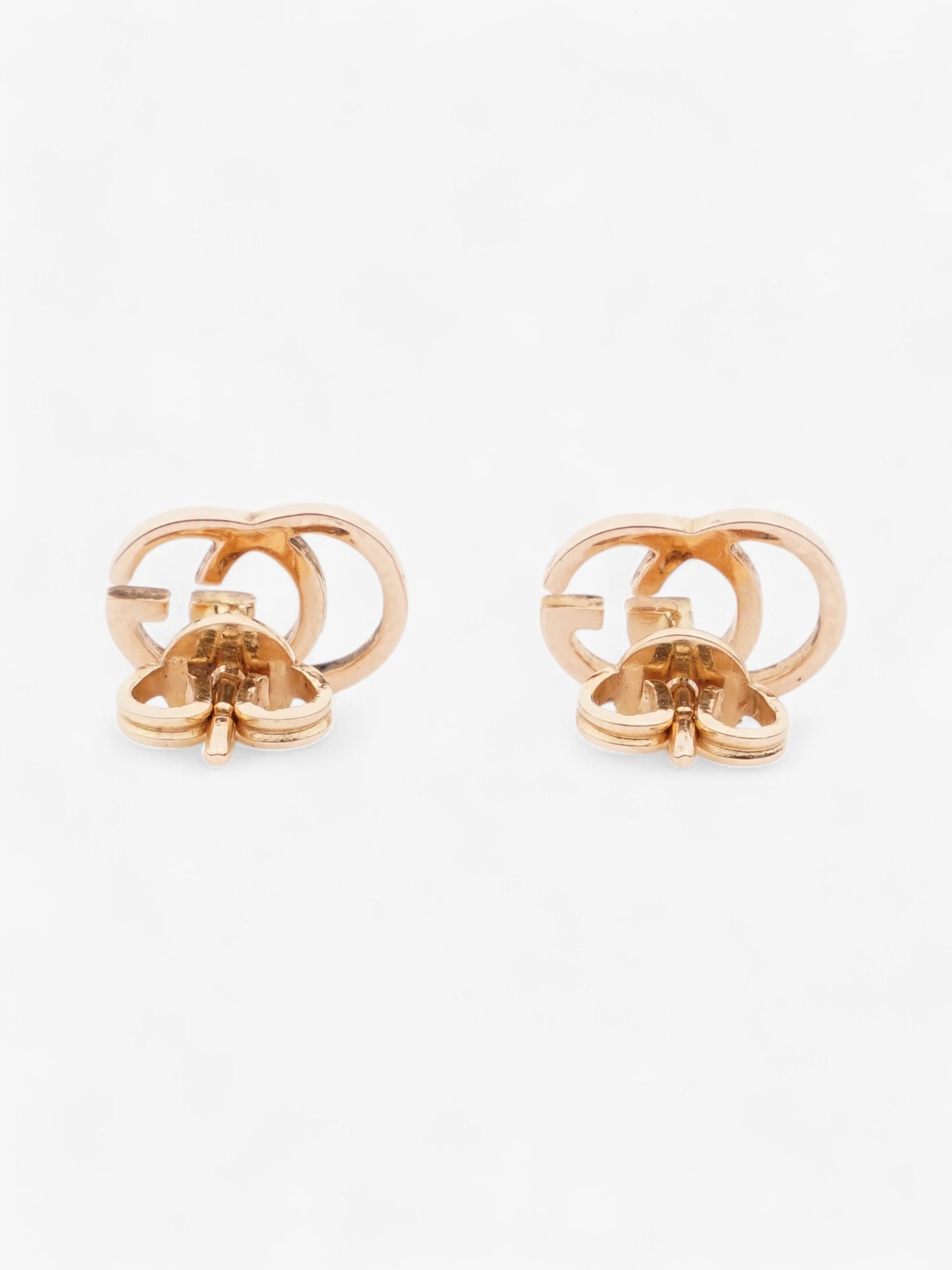 Gucci 18ct GG Earrings Rose Gold Gold Plated