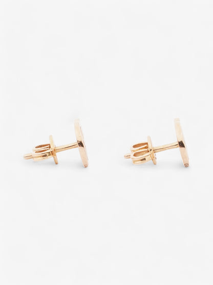 Gucci 18ct GG Earrings Rose Gold Gold Plated
