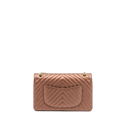 Chanel 2.55 226 Reissue Flap Bag Chevron Aged Calfskin Bronze Brushed