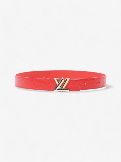 Louis Vuitton Twist Belt Red Epi Leather 80cm 32"