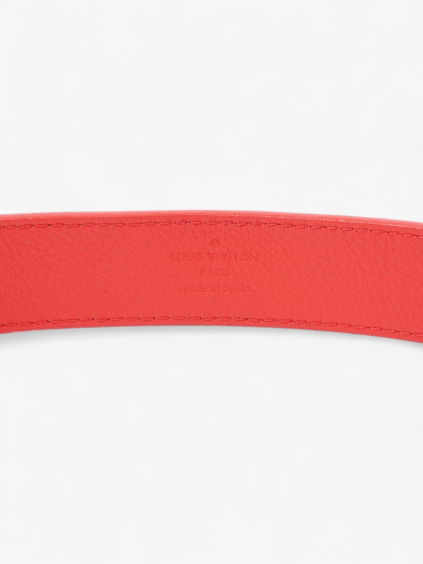 Louis Vuitton Twist Belt Red Epi Leather 80cm 32"