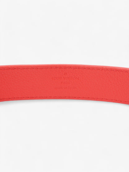 Louis Vuitton Twist Belt Red Epi Leather 80cm 32"