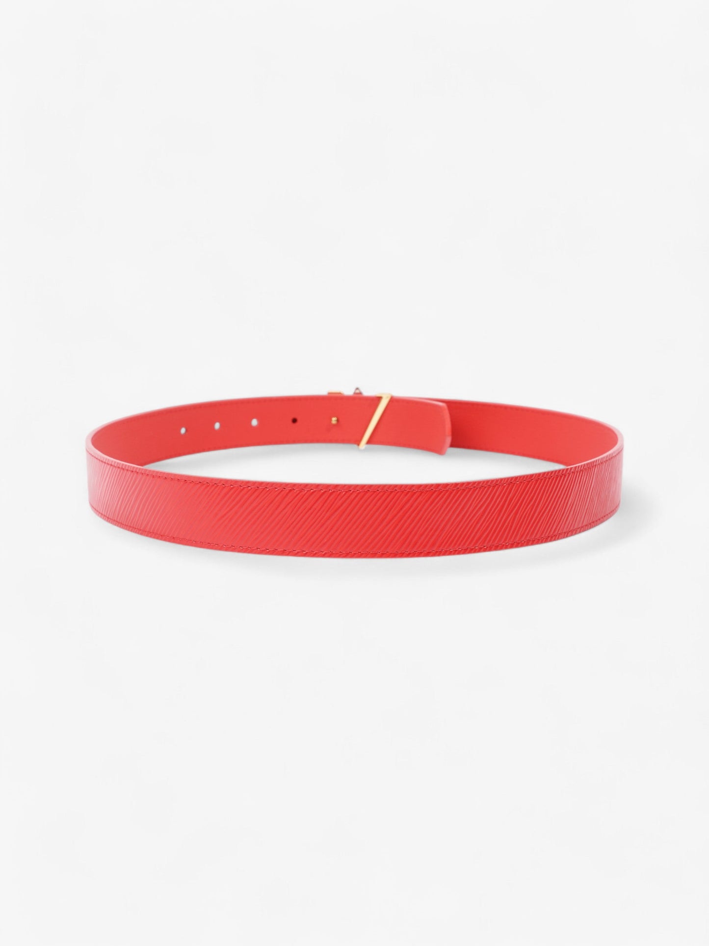 Louis Vuitton Twist Belt Red Epi Leather 80cm 32"