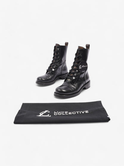 Louis Vuitton Boots Black Leather EU 38 UK 5