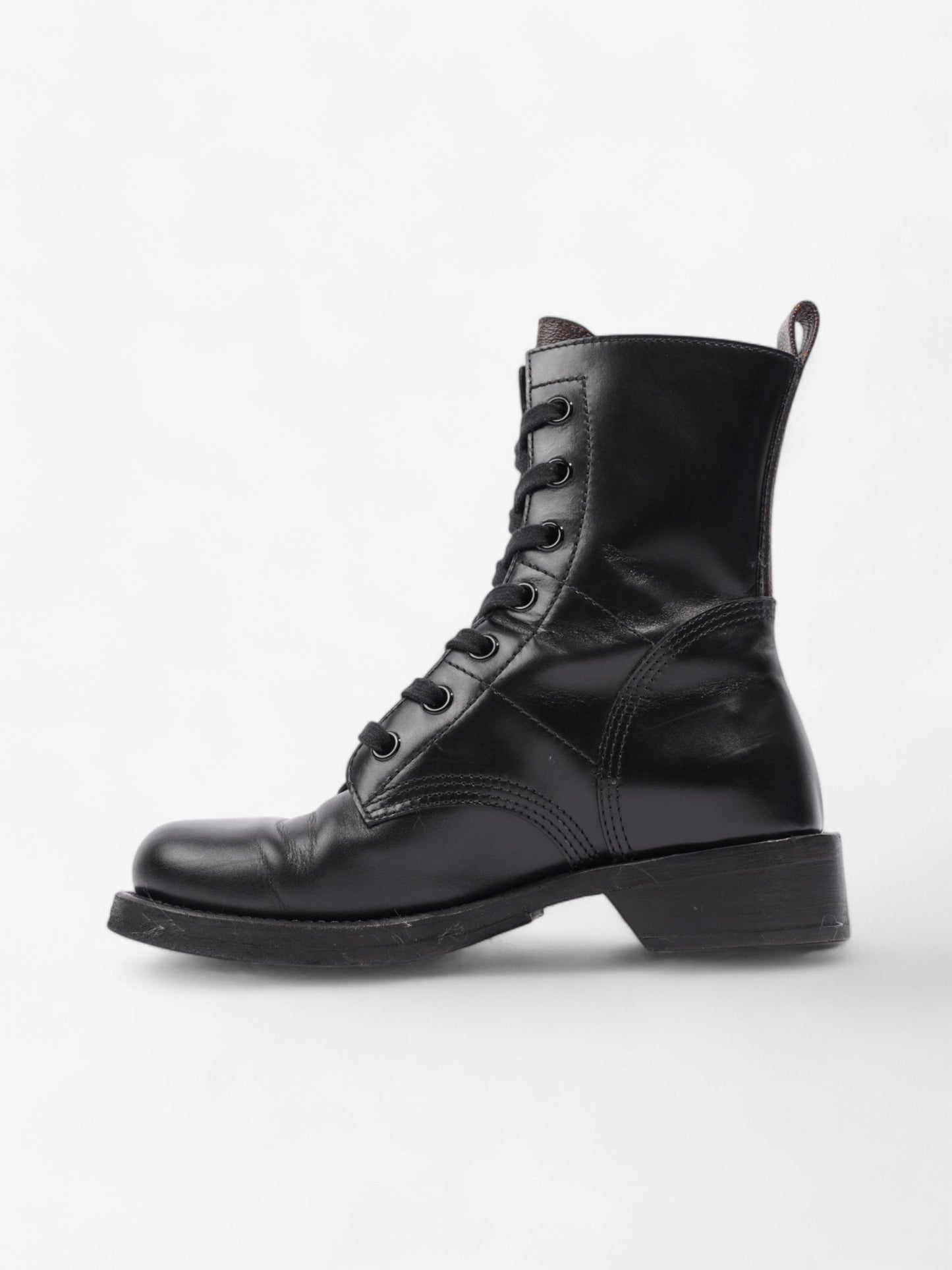 Louis Vuitton Boots Black Leather EU 38 UK 5