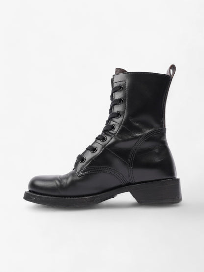Louis Vuitton Boots Black Leather EU 38 UK 5
