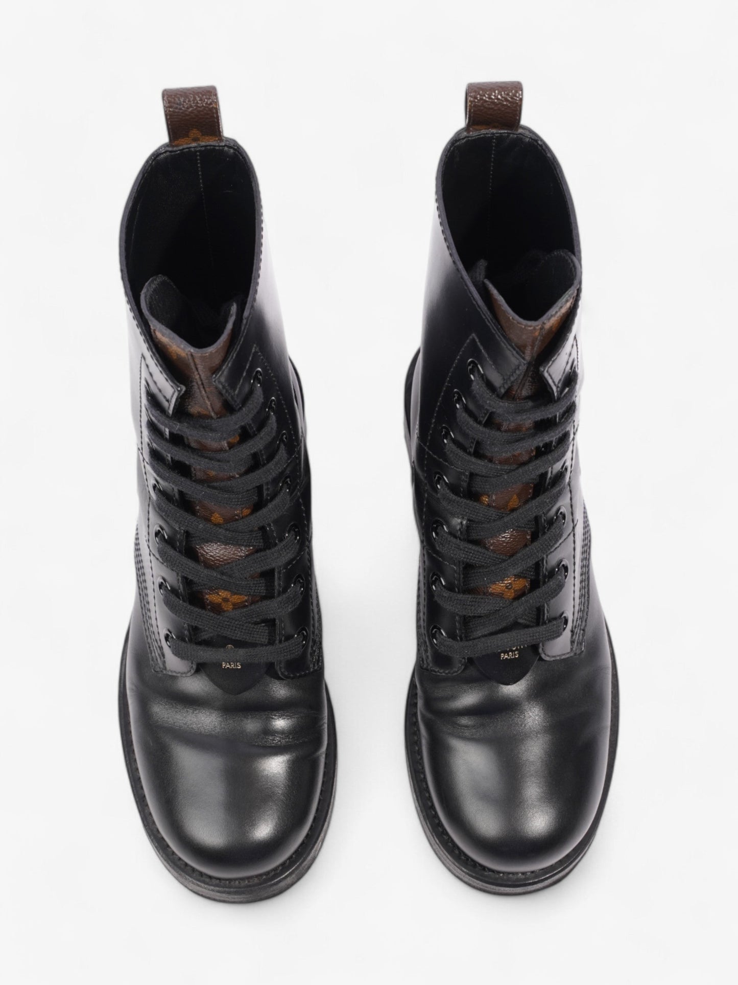 Louis Vuitton Boots Black Leather EU 38 UK 5