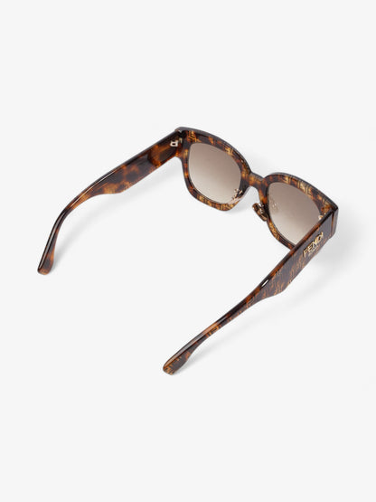 Fendi Roma Square Sunglasses Tortoise  Acetate 150mm