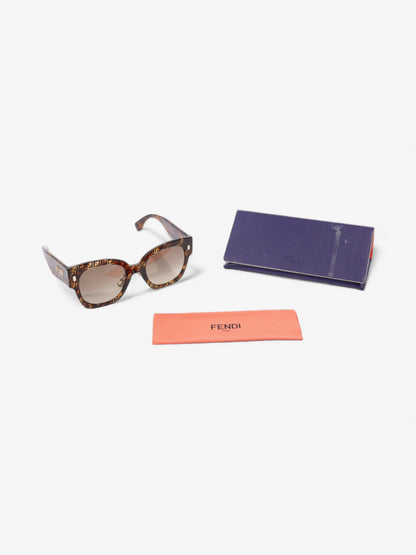 Fendi Roma Square Sunglasses Tortoise  Acetate 150mm