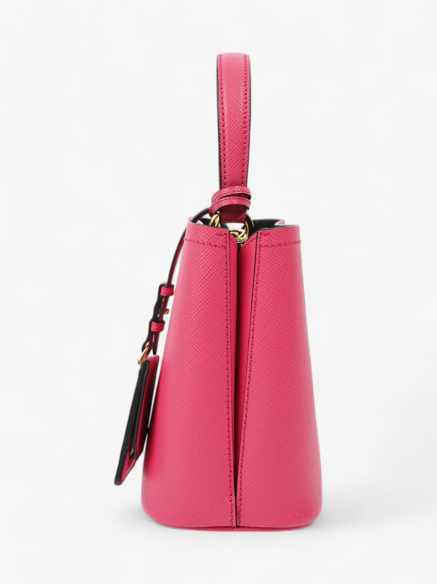 Prada Pannier Hot Pink Saffiano Leather Small