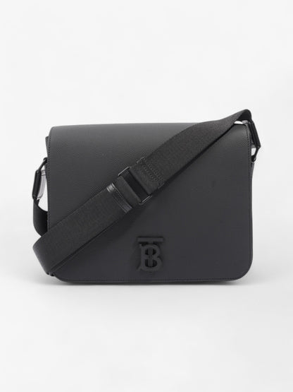 Burberry TB Alfred Black Grained Leather