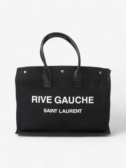 Saint Laurent Rive Gauche Black / White Cotton Large
