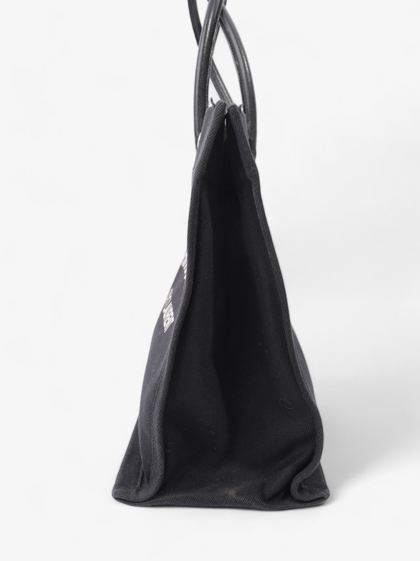 Saint Laurent Rive Gauche Black / White Cotton Large