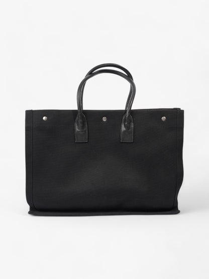 Saint Laurent Rive Gauche Black / White Cotton Large