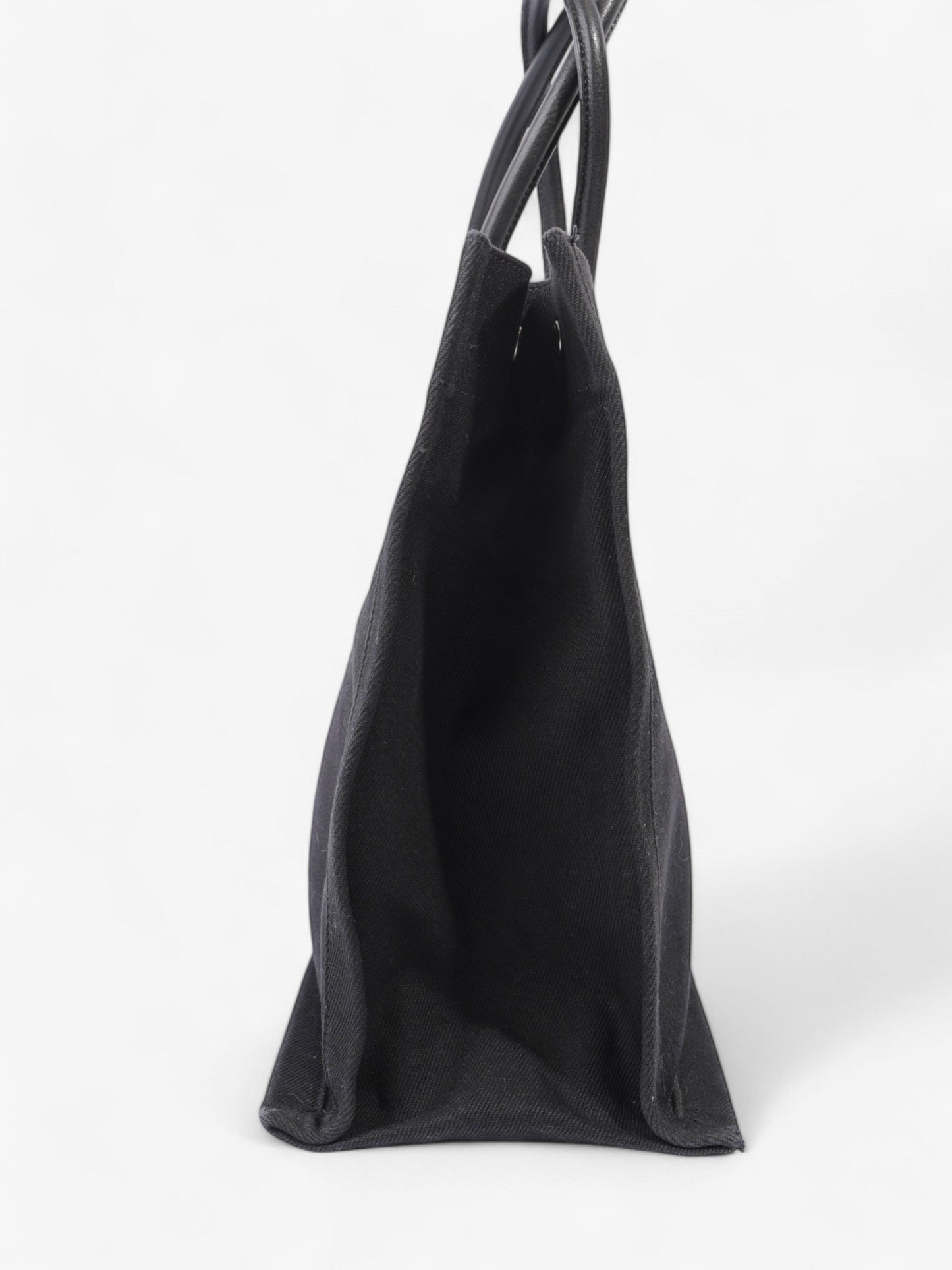 Saint Laurent Rive Gauche Black / White Cotton Large