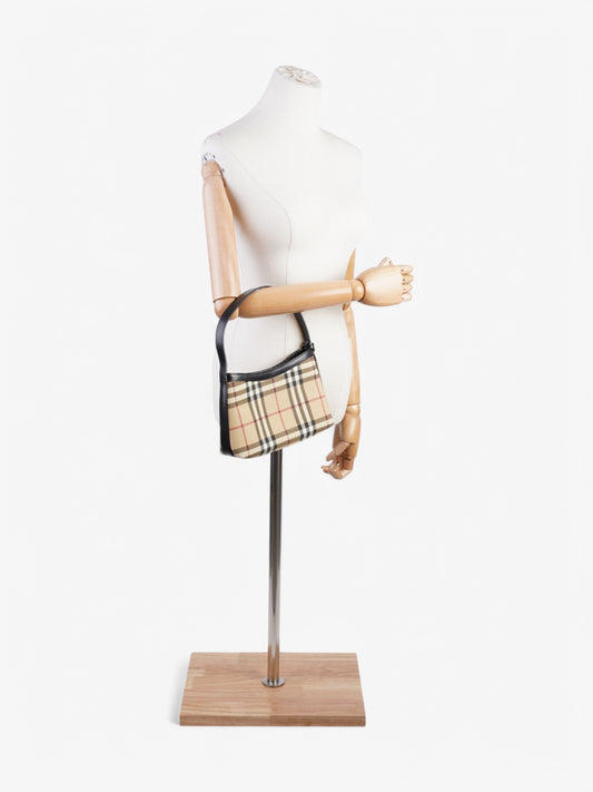 Burberry Check Shoulder Bag Nova Check Canvas