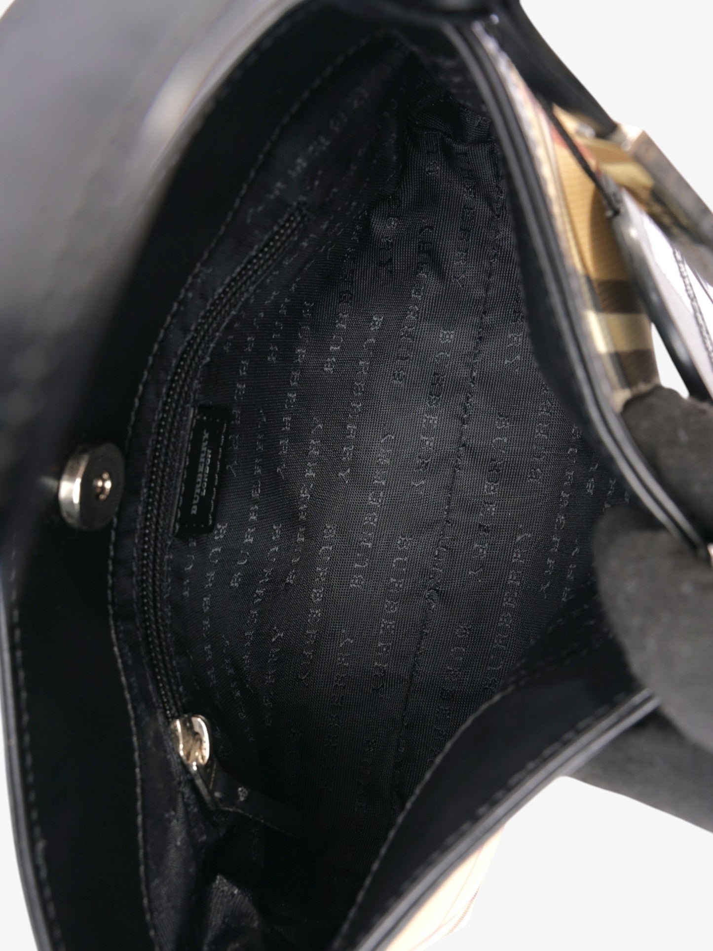 Burberry Check Shoulder Bag Nova Check Canvas