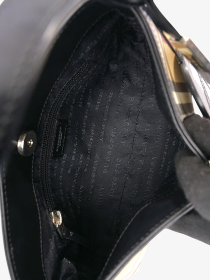 Burberry Check Shoulder Bag Nova Check Canvas