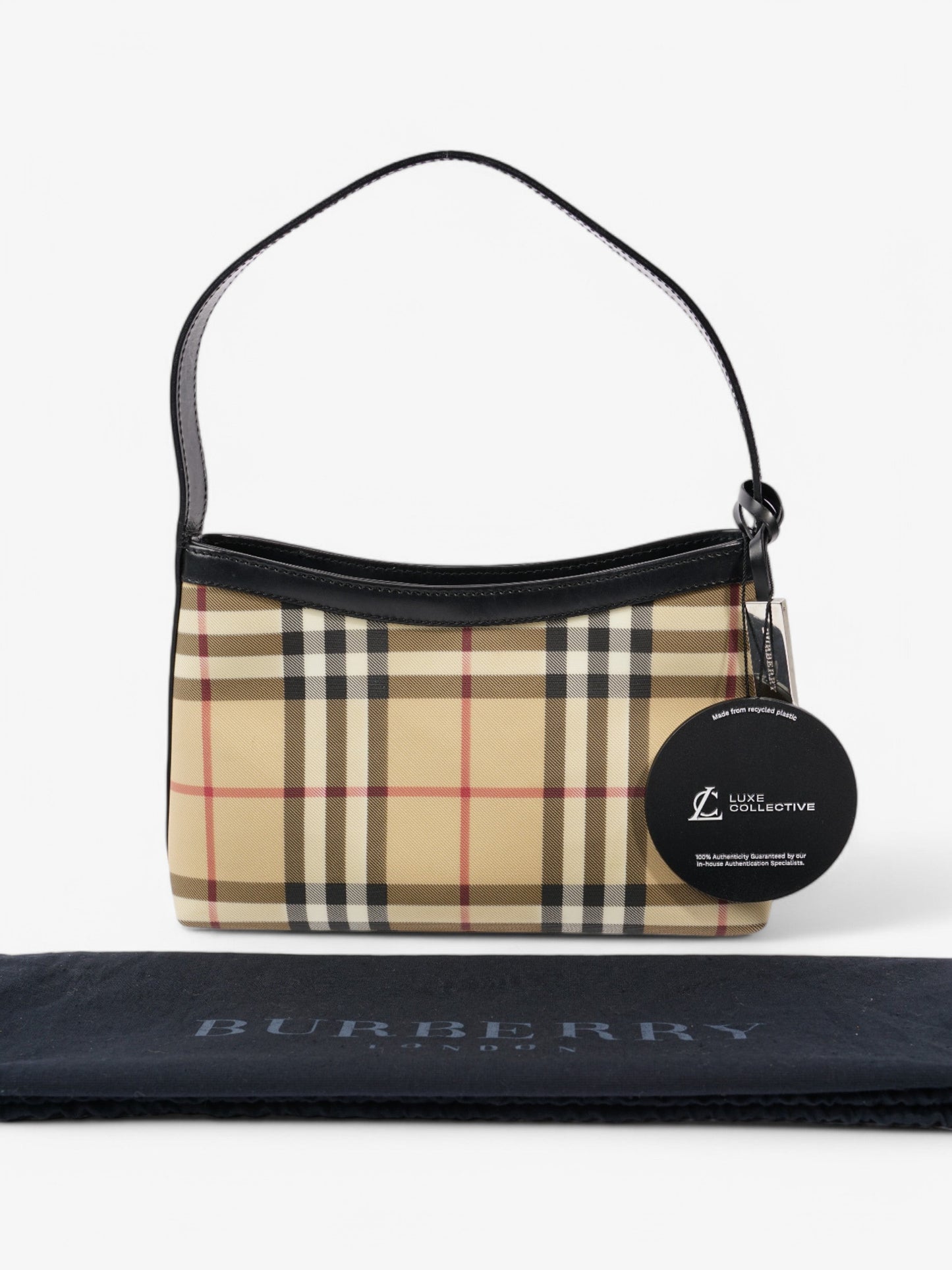 Burberry Check Shoulder Bag Nova Check Canvas