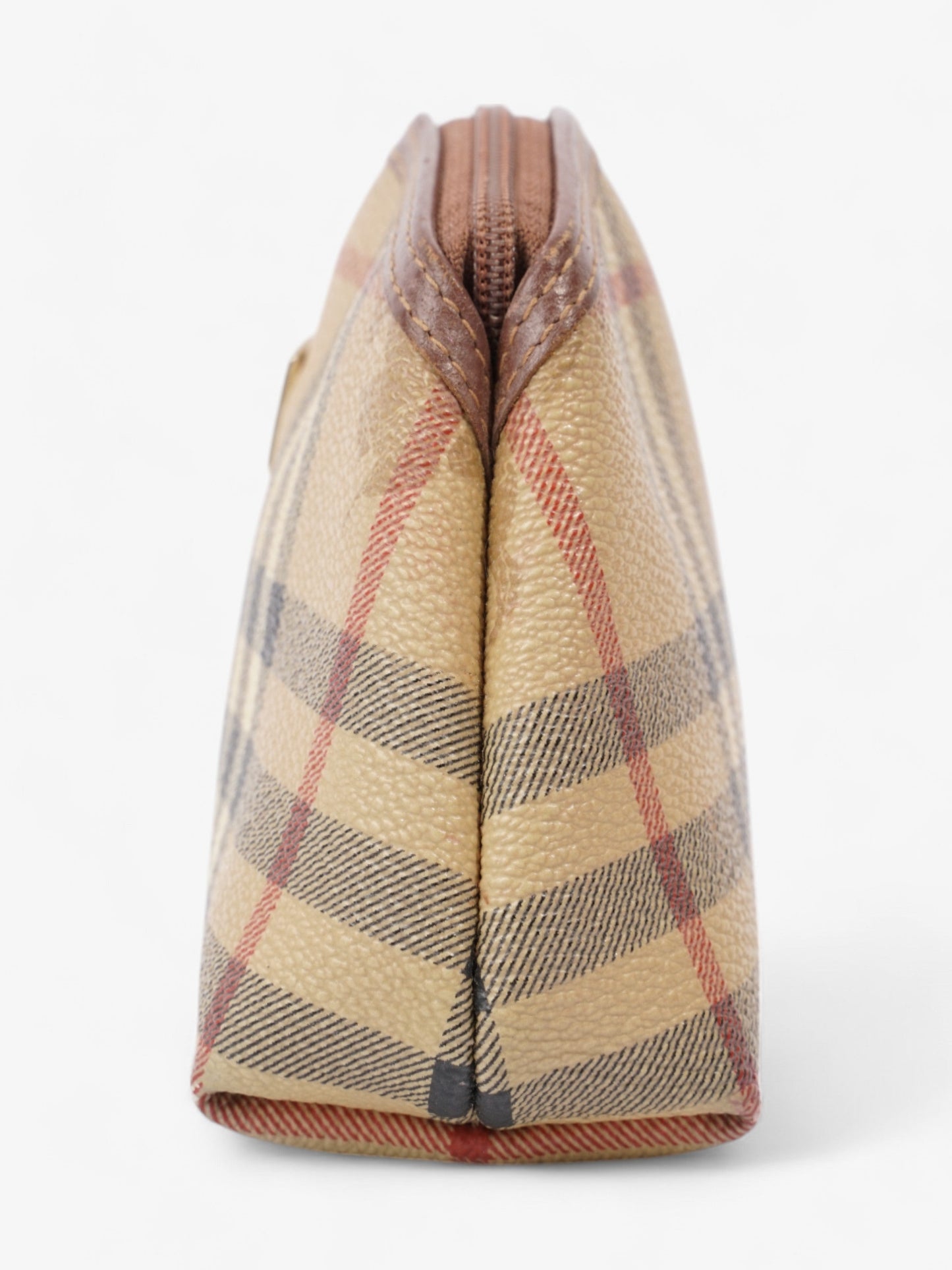 Burberry Check Travel Pouch Vintage Check Canvas Small