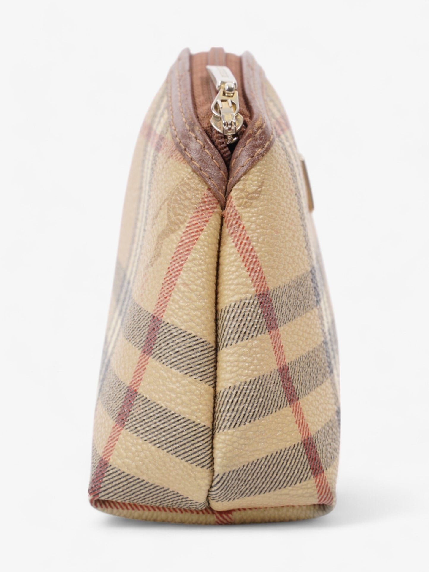 Burberry Check Travel Pouch Vintage Check Canvas Small
