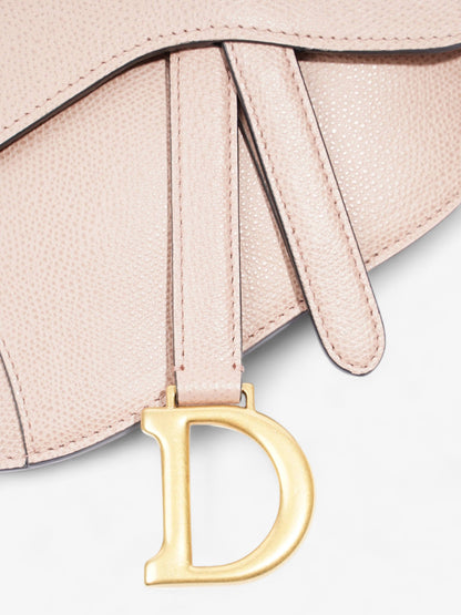 Christian Dior Saddle Belt Pouch Dusty Pink Calfskin Leather