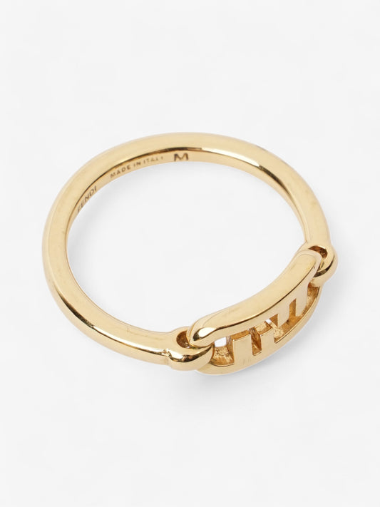 Fendi O'Lock Ring Gold Base Metal Medium (54mm)