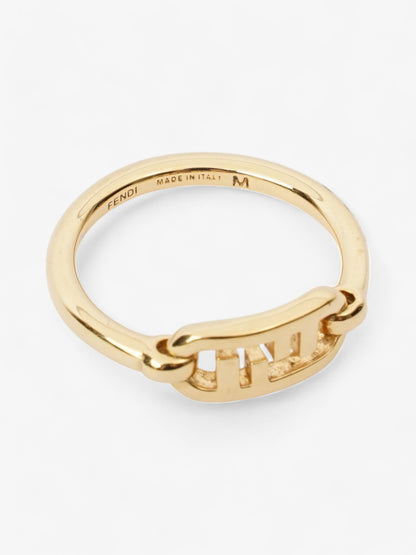Fendi O'Lock Ring Gold Base Metal Medium (54mm)