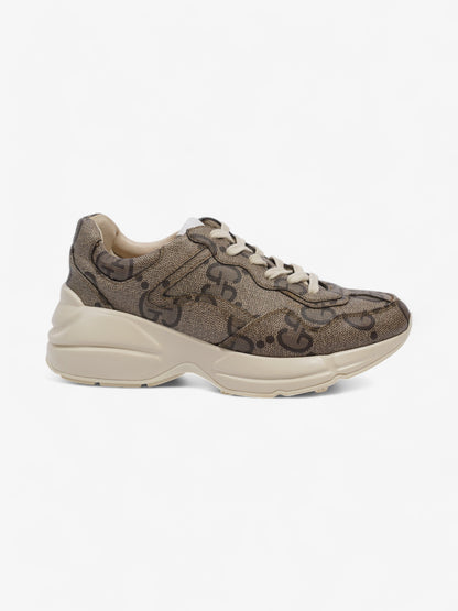 Gucci Rhyton Sneakers Beige  / Brown Canvas EU 37.5 UK 4.5