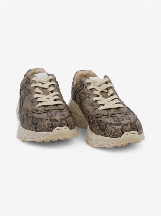 Gucci Rhyton Sneakers Beige  / Brown Canvas EU 37.5 UK 4.5