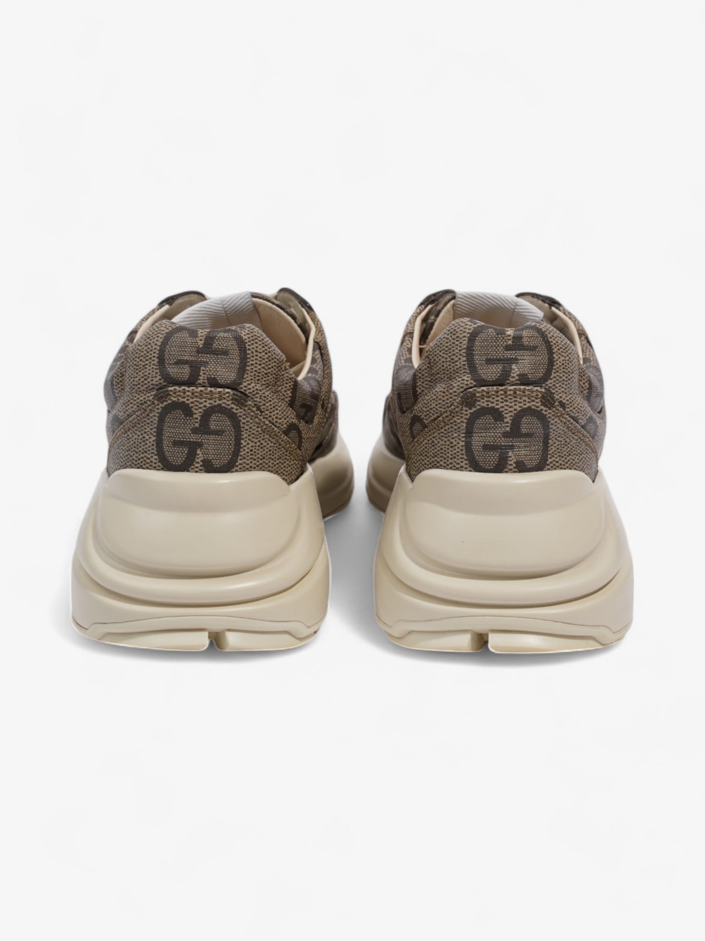 Gucci Rhyton Sneakers Beige  / Brown Canvas EU 37.5 UK 4.5